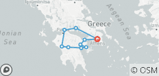  Circuit privé de 5 jours dans le Péloponnèse : Argolis, Dimitsana, Olympie et Delphes - 10 destinations 