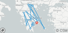  7-Day Greece Tour: Athens, Nafplio, Olympia, Delphi, Meteora &amp; Thessaloniki - 23 destinations 