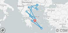  11 Tage auf den Pfaden des Apostels Paulus, Kreuzfahrt nach Athos &amp; Santorin - 21 Destinationen 
