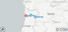  8 dagen Porto-Dourovallei-Porto - 13 bestemmingen 