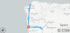  Portwein, Pilgerwege und Galicien - 10 Destinationen 