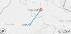  Tagesausflug Jaipur ab Delhi mit Transport - 3 Destinationen 