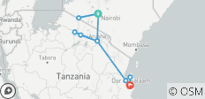  Kenya Tanzania Adventure 13 Days - 11 destinations 