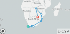  Südafrika: Vom Kap zum Kruger mit Victoria Falls - 13 Destinationen 