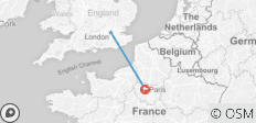  Von London nach Paris (Standard) - 2 Destinationen 
