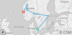  Spectacular Scandinavia (Copenhagen to Bergen) (Standard) - 6 destinations 