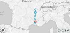  Burgundy &amp; Provence (2022) (Lyon to Avignon, 2022) - 8 destinations 