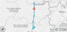  Burgund &amp; Provence (2022) (Avignon nach Lyon, 2022) - 7 Destinationen 
