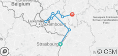  Rhein &amp; Mosel (2022) (Straßburg bis Frankfurt, 2022) - 8 Destinationen 