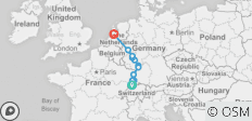  Castles along the Rhine (2024) (Basel to Amsterdam SS Victoria, 2024) - 12 destinations 