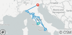  Ultimatives Italien (Kleine Gruppen, Basis, 12 Tage) - 19 Destinationen 