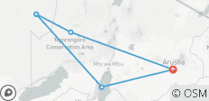  6 jours de safari en camping mobile en Tanzanie - 6 destinations 