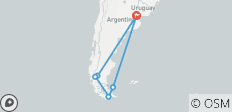  8-Day Argentina &amp; Patagonia Tour From Buenos Aires: El Calafate &amp; Ushuaia - 6 destinations 