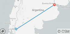  Rundreise Argentinien: Buenos Aires &amp; Bariloche (8 Tage) - 5 Destinationen 