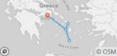  Athen und Kykladen: Paros, Santorin und Mykonos, 8-tägige Tour - 7 Destinationen 