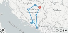 Bosnien und Herzegowina: Top-Destinationen (ab Tuzla) - 9 Tage - 10 Destinationen 