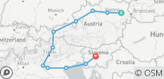  Autriche, Italie et Slovénie - 11 destinations 