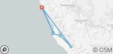  Lima, Paracas, Nazca - 3 Tage - 6 Destinationen 