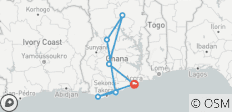  Fernweh nach Ghana - 7 Destinationen 