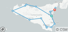  Sizilianische Geheimnisse - Rundreise durch Sizilien 10 Tage Catania/Taormina - 17 Destinationen 