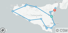  Secrets de Sicile - Circuit en Sicile de 10 jours au départ de Catane - 17 destinations 