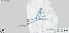  Sri Lanka 5 Days Itinerary - 7 destinations 