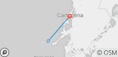  PRIVÉ 5 daagse weekuitstap Cartagena de Indias - 3 bestemmingen 