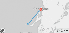  Cartagena de Indias &amp; Del Rosario Inseln - Privatreise - 7 Tage - 3 Destinationen 