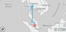  Thailand and Malaysia Explorer (13 Days) - 7 destinations 