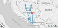  Fabuleux circuit en Bosnie- Herzégovine : Les sites de l\'UNESCO et d\'autres destinations de premier plan sur un circuit de 15 jours au départ de Sarajevo - 11 destinations 