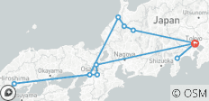  11 jours - Circuit au Japon en mini-groupe avec max. 6 personnes et hôtels 3 et 4 étoiles - 12 destinations 