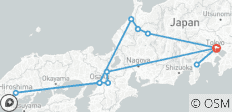  11 jours - Circuit au Japon en mini-groupe avec max. 6 personnes et hôtels 3 et 4 étoiles - 12 destinations 