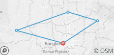  Les points forts de la Thaïlande centrale en boucle, excursion privée de 3 jours - 5 destinations 