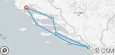  Croisière Split Return de 8 jours, bateau Premier, âge mixte, 10-69 ans - 7 destinations 