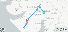  Expeditie naar Ahmedabad, Rann of Kutch &amp; Rajkot - 8 bestemmingen 