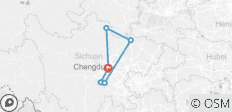  Sichuan Discovery 10 Days: Chengdu, Panda Base, Jiuzhaigou, Jianmen Fort, Langzhong, Leshan Giant Buddha, Mt Emei - 5 destinations 