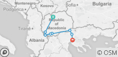 Erster Weltkriegs-Stätten Mazedoniens - 7 Destinationen 