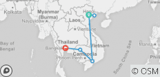  Taste of Vietnam &amp; Cambodia with Bangkok - 6 destinations 
