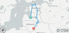  Highlights des Baltikums - 11 Tage - 8 Destinationen 