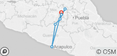  Mexico City - Taxco - Acapulco - 8 days - 6 destinations 