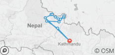  Tsum valley and Manaslu Trek - 21 Days - 14 destinations 