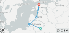  Baltische Entdeckungsreise - 8 Tage - 10 Destinationen 