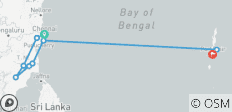  Merveilles culturelles du Tamil Nadu et plages de Havelock - 9 destinations 