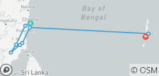  Kulturwunder von Tamil Nadu &amp; die Strände von Havelock - 9 Destinationen 