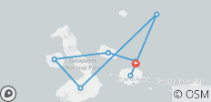  Monserrat Galapagos Cruise Routes D+A - 8 bestemmingen 