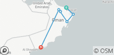  Sultanato Clásico de Omán - Visita en grupo a Mascate, Ras Al Had, Wahiba, Nizwa, Jebel Shams y Salalah - 6 destinos 