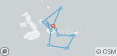  Monserrat Galapagos Cruise Itinerary B+C+D - 15 destinations 