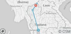  Bangkok en Gouden Driehoek, Privé Tour - 5 bestemmingen 