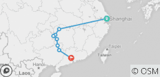 Südchina Entdeckungsreise: Von Shanghai nach Zhangjiajie, Yangshuo und Guangzhou - 12 Tage - 4 Destinationen 
