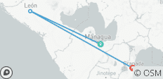  Nicaragua Rundreise - 5 Tage - 3 Destinationen 